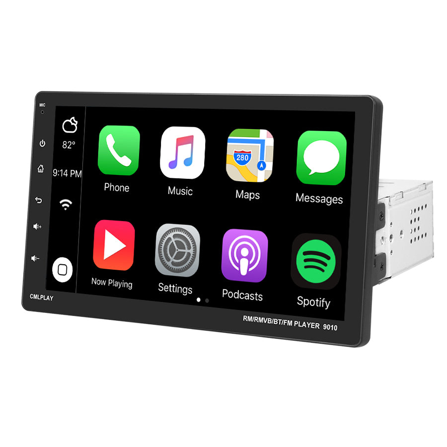 triatlon Verbergen comfort 1Din Autoradio | Apple Carplay & Android Auto | 9' HD verstelbaar sche